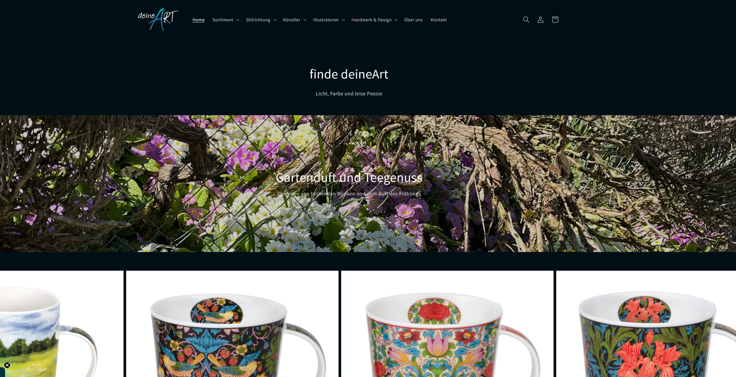 Screenshot deineart.ch
