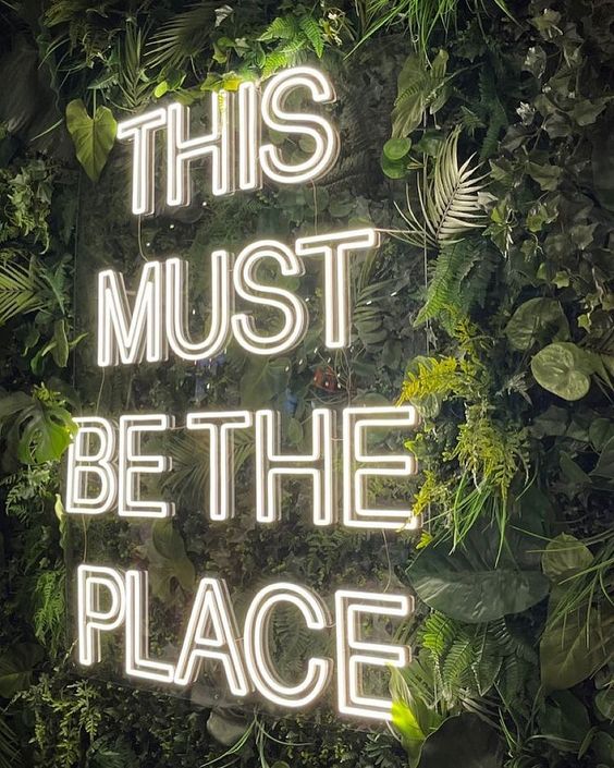 JS1996 Neon Mockup Place to be